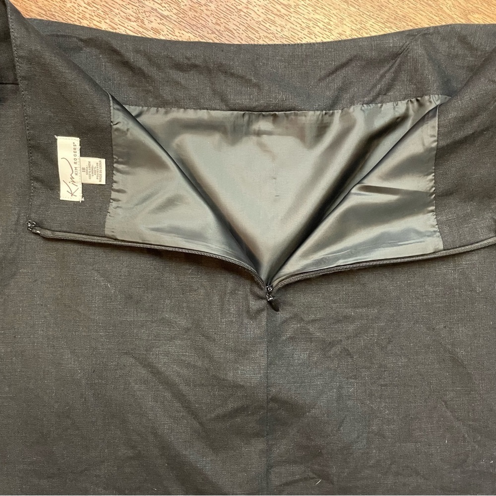 Plus Size Linen Skirt by Kim Rogers - Picture 5 of 10